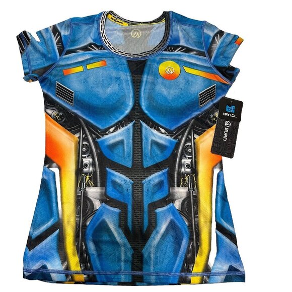 NWT Inknburn Bio Droid Tech Shirt Woman Size XS  Stretch Cosplay Running Gym - Picture 1 of 6
